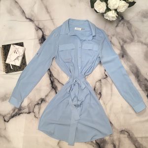 Calvin Klein | Size 8 Long Sleeve Shirt Dress